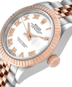 Đồng hồ Rolex Lady-Datejust 279171 28mm Everose Rolesor White sang trọng
