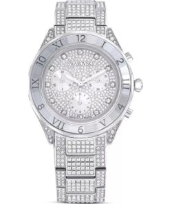 Đồng hồ Swarovski Dextera Lux Silver Watch 40mm cao cấp