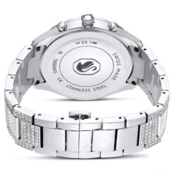 Đồng hồ Swarovski Dextera Lux Silver Watch 40mm cao cấp