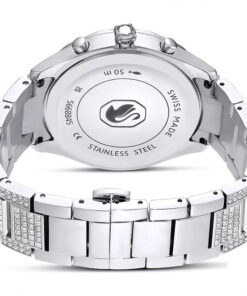 Đồng hồ Swarovski Dextera Lux Silver Watch 40mm cao cấp