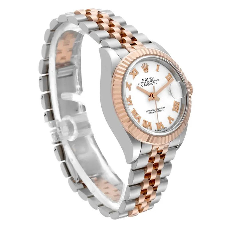 Đồng hồ Rolex Lady-Datejust 279171 28mm Everose Rolesor White cao cấp