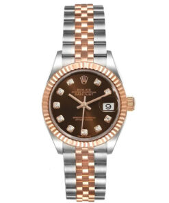 Đồng hồ Rolex Lady-Datejust 279171 28mm Steel Rose Gold Chocolate Diamond chính hãng