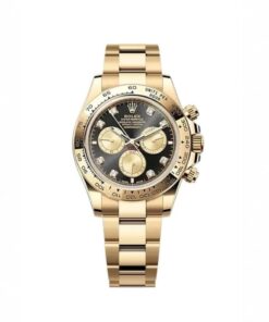 Đồng Hồ Rolex Cosmograph Daytona 126508 Mặt Số Đen Sáng Cọc Số Kim Cương