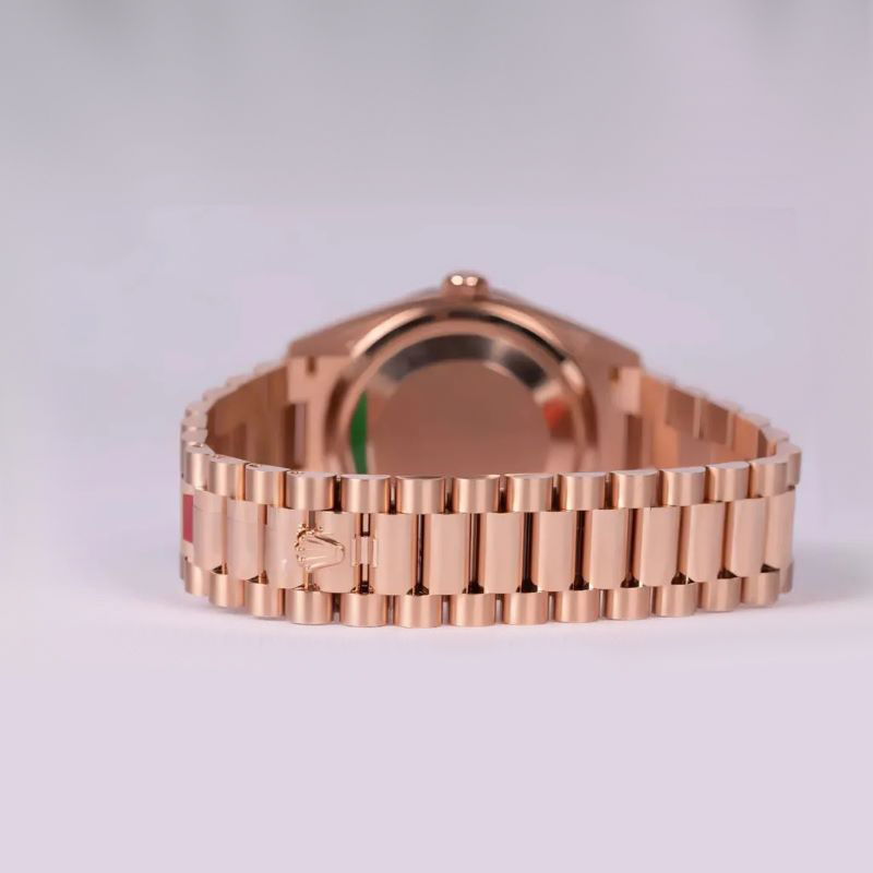 Đồng Hồ Rolex Day-Date 36 128345RBR Mặt Số Ombré Nâu