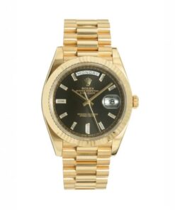 Rolex Day-Date 40 228238 Mặt Số Đen Nạm Kim Cương