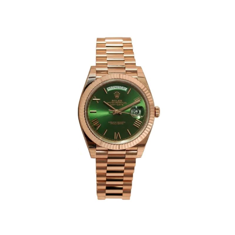 Rolex Oyster Perpetual Day-Date 40 228235 Mặt Số Xanh Olive