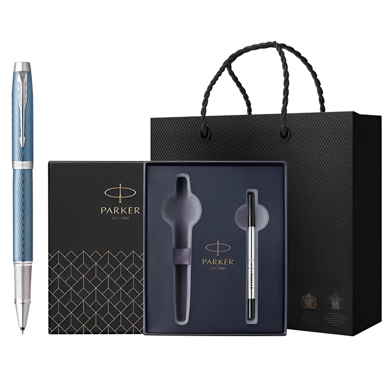 Bộ quà tặng bút ký Parker cao cấp X-BGrey CTTB-2143466Z tặng kèm 1 ngòi, hộp và túi hãng
