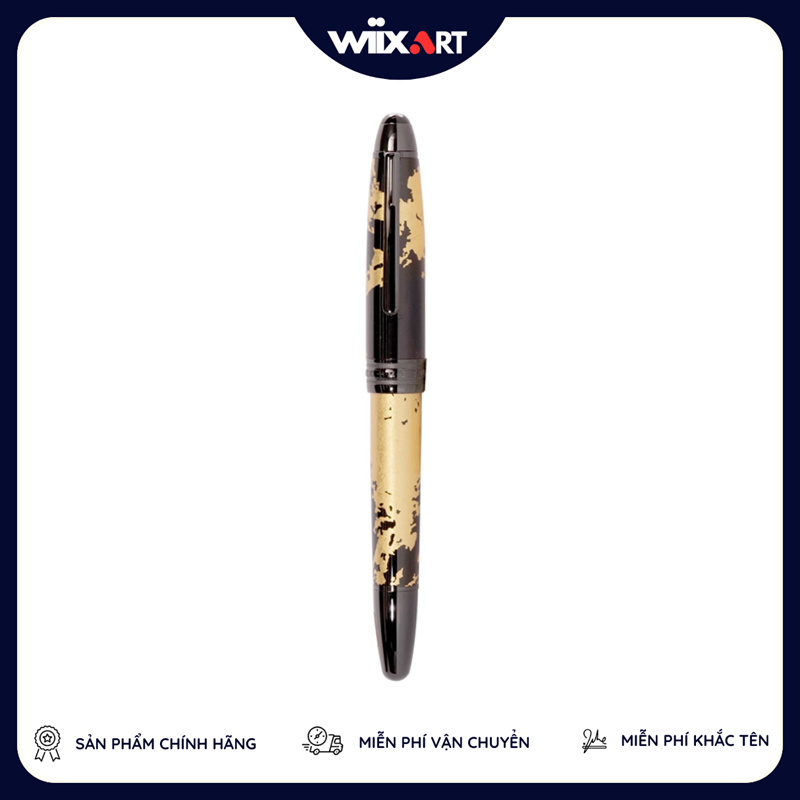 Bút ký Montblanc Meisterstück Solitaire Calligraphy Gold Leaf