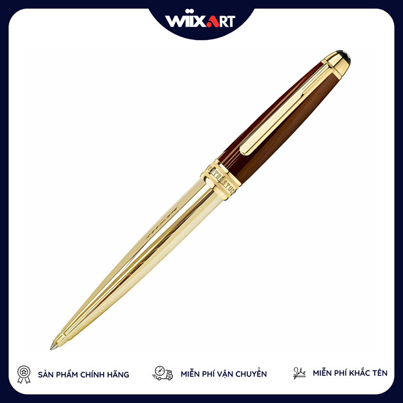 Bút ký Montblanc Meisterstück Solitaire Gold Plated Citrine Ballpoint Pen 07573