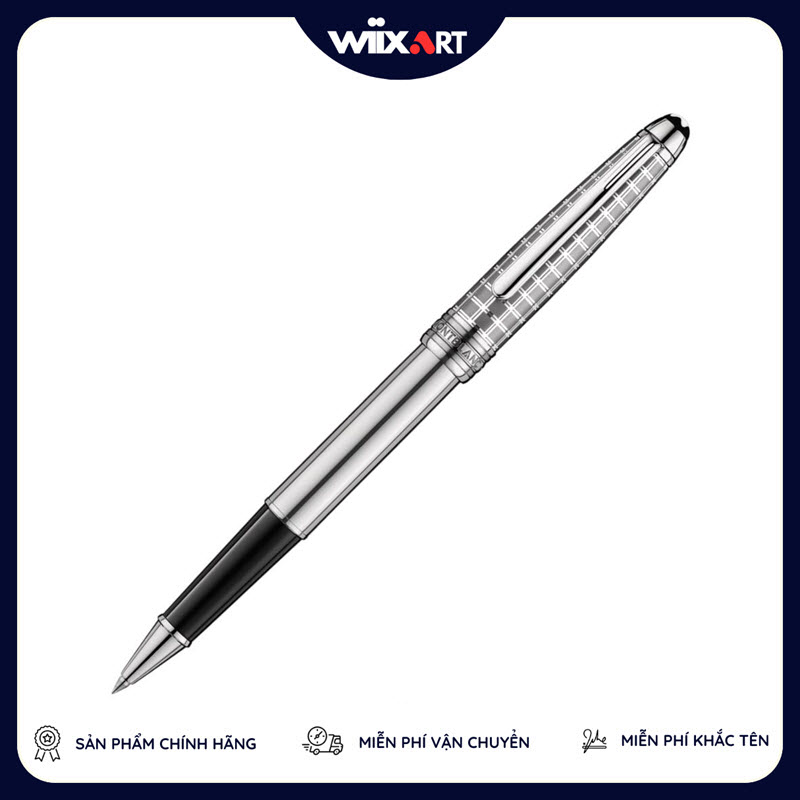 Bút ký tên Montblanc Solitaire Stainless Steel II Classique Rollerball Fineliner