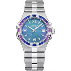 Đồng Hồ Chopard Alpine Eagle 295370-1006 Summit Vàng Trắng 18K 36mm Viền Đá Quý