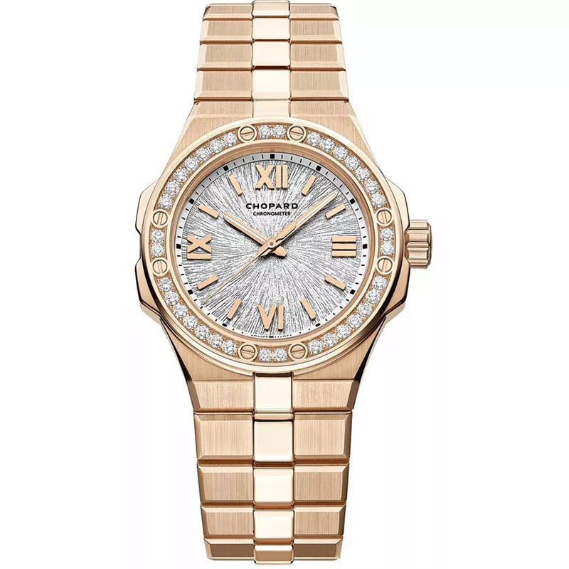 Đồng Hồ Chopard Alpine Eagle 295384-5001 Automatic 33mm Vàng Hồng 18K