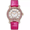 Đồng Hồ Chopard Happy Sport 274891-5028 Joaillerie 36mm Kim Cương & Sapphire Hồng
