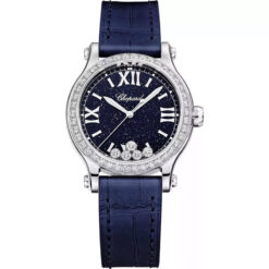 Đồng Hồ Chopard Happy Sport 107208 Vàng Trắng 18K Mặt Đá Aventurine 33mm