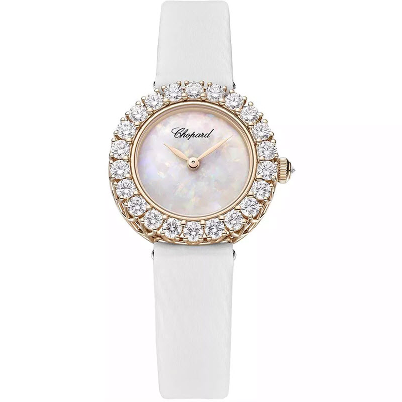 Đồng Hồ Chopard L'heure Du Diamant 13A178-5317 Round Trắng 26mm