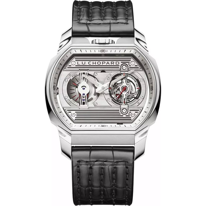 Đồng Hồ Chopard L.U.C Engine 168560-3001 One H Titanium Bản Giới Hạn 35x44.5mm