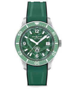 Đồng Hồ Montblanc 131450 1858 Iced Sea Automatic Date Xanh Lá 41mm