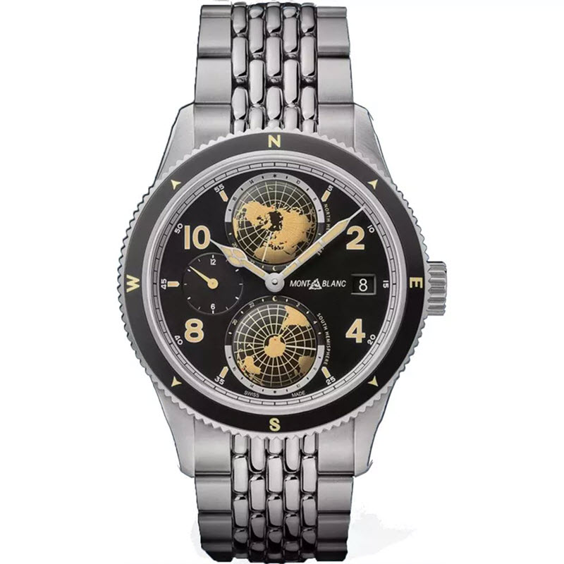 Đồng Hồ Montblanc 1858 Geosphere 125872 Automatic 42mm Dây Titan
