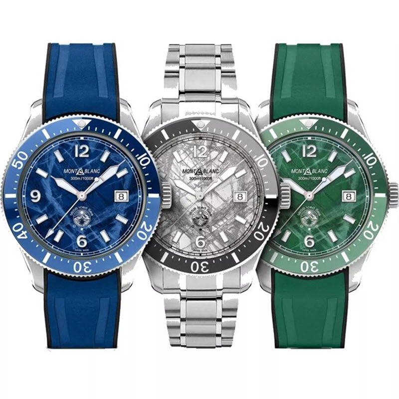 Đồng Hồ Montblanc MB131326 1858 Iced Sea Coffret Bản Giới Hạn 41mm