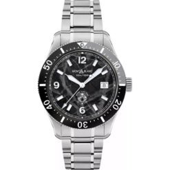 Đồng Hồ Montblanc 1858 Iced Sea MB129371 Automatic Đen 41mm Dây Thép