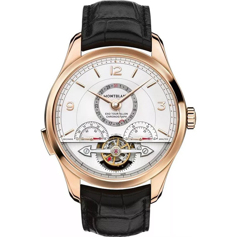 Đồng Hồ Montblanc Heritage 112542 Chronometrie ExoTourbillon Vàng Đỏ 18K 44mm