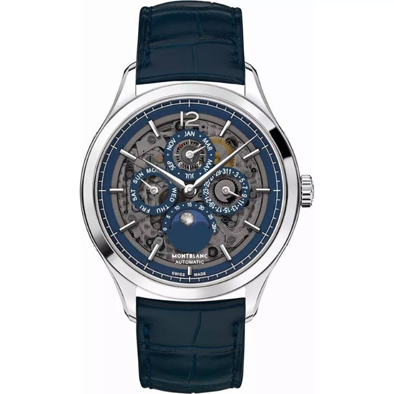 Đồng Hồ Montblanc 118513 Heritage Chronometrie Xanh 40mm