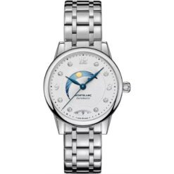 Đồng Hồ Montblanc MB127360 Bohème Day & Night Dây Thép Bạc 30mm