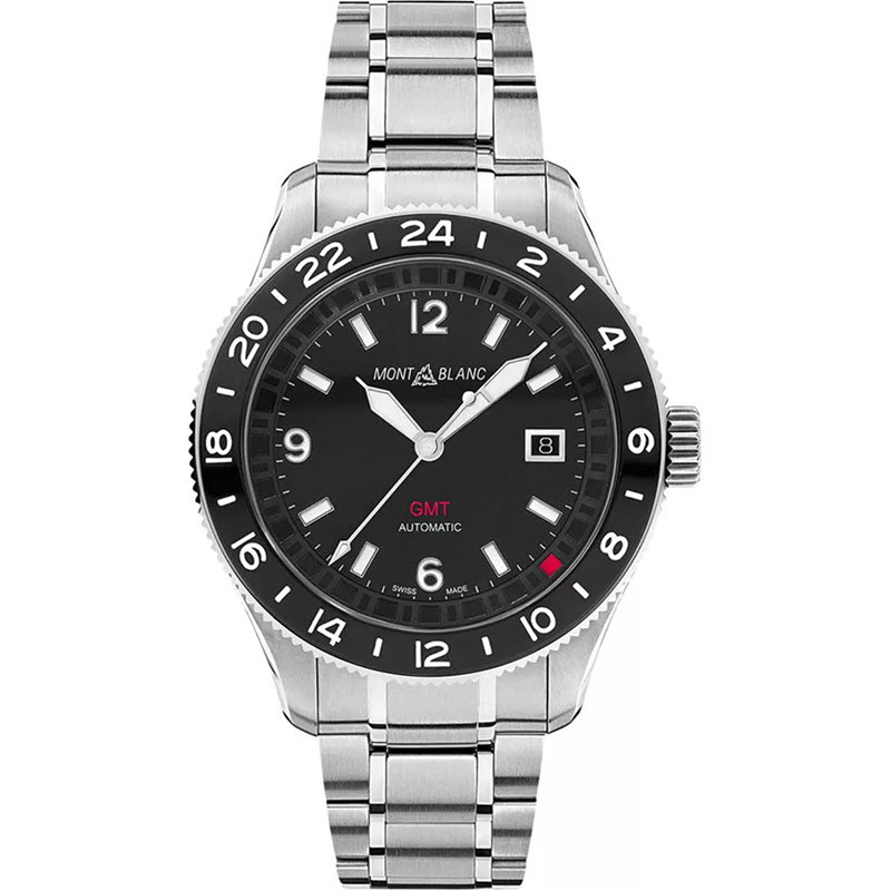 Đồng Hồ Montblanc MB129615 1858 GMT Automatic Date Dây Thép 42mm