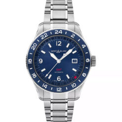 Đồng Hồ Montblanc MB129616 1858 GMT Automatic Date Xanh 42mm Dây Thép
