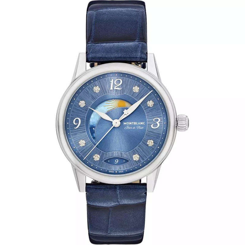 Đồng Hồ Nữ Montblanc MB133310 Bohème Day & Night Xanh 34 mm