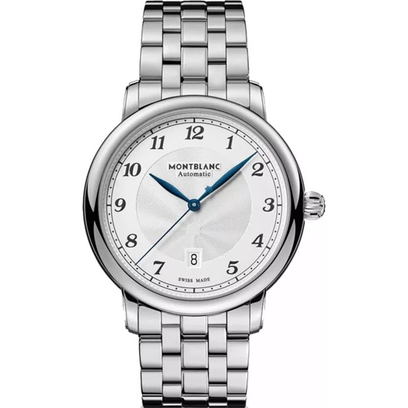 Đồng Hồ Montblanc Star Legacy 128682 Automatic Date Trắng Bạc 42mm
