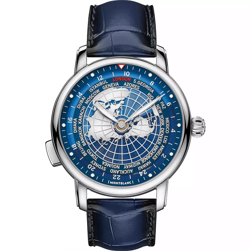 Đồng Hồ Montblanc Star Legacy MB126108 Orbis Terrarum 43mm Xanh