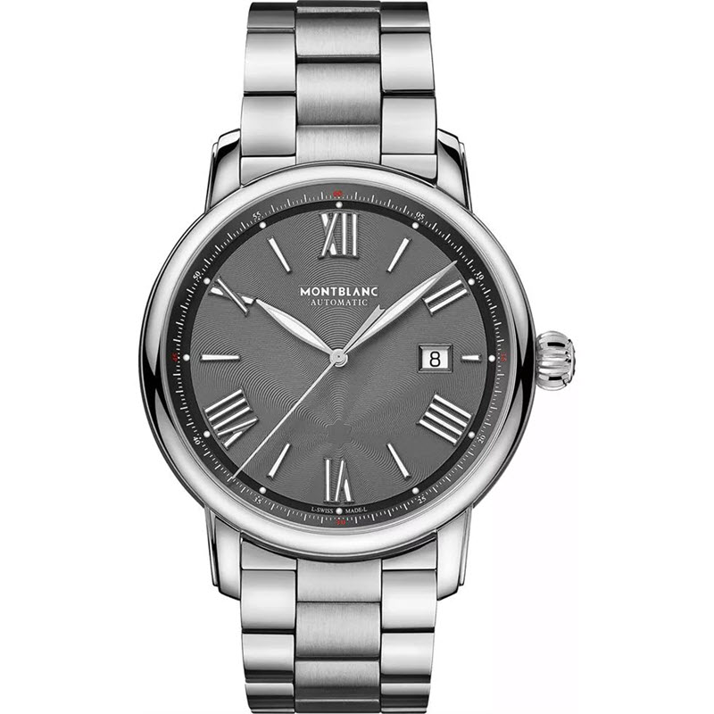 Đồng Hồ Montblanc Star Legacy MB126107 Automatic Date Đen 43mm Dây Thép