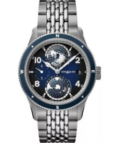 Đồng Hồ Montblanc 1858 125567 Geosphere 42mm Dây Thép