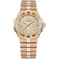 Đồng Hồ Chopard Alpine Eagle 295370-5009 Summit Vàng Hồng 18K 36mm Viền Đá Quý