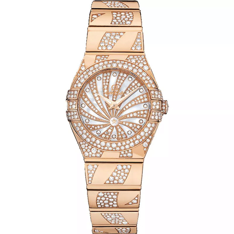 Đồng Hồ Omega Constellation 123.55.24.60.55.011 24mm Full Kim Cương
