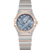 Đồng Hồ Omega Constellation 131.25.28.60.99.001 Mặt Số Đá Thiên Thạch Xanh 28mm