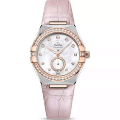 Đồng Hồ Omega Constellation 131.28.34.20.55.001 34mm Dây Da Hồng