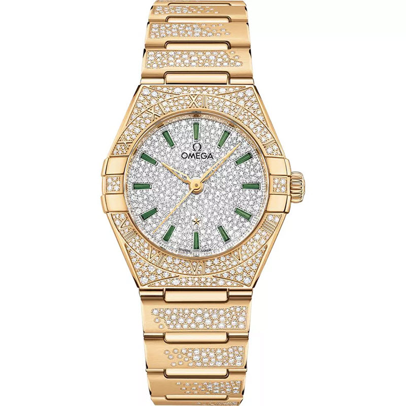 Đồng Hồ Omega Constellation 131.55.29.20.99.002 Full Kim Cương 29mm