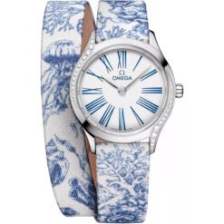 Đồng Hồ Omega De Ville 428.17.26.60.04.001 Trésor Xanh 26mm Dây Đôi