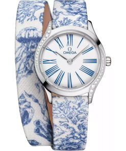 Đồng Hồ Omega De Ville 428.17.26.60.04.001 Trésor Xanh 26mm Dây Đôi