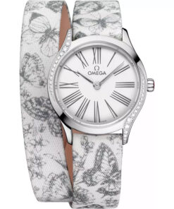 Đồng Hồ Nữ Omega De Ville 428.17.26.60.04.002 Trésor 26mm Dây Đôi