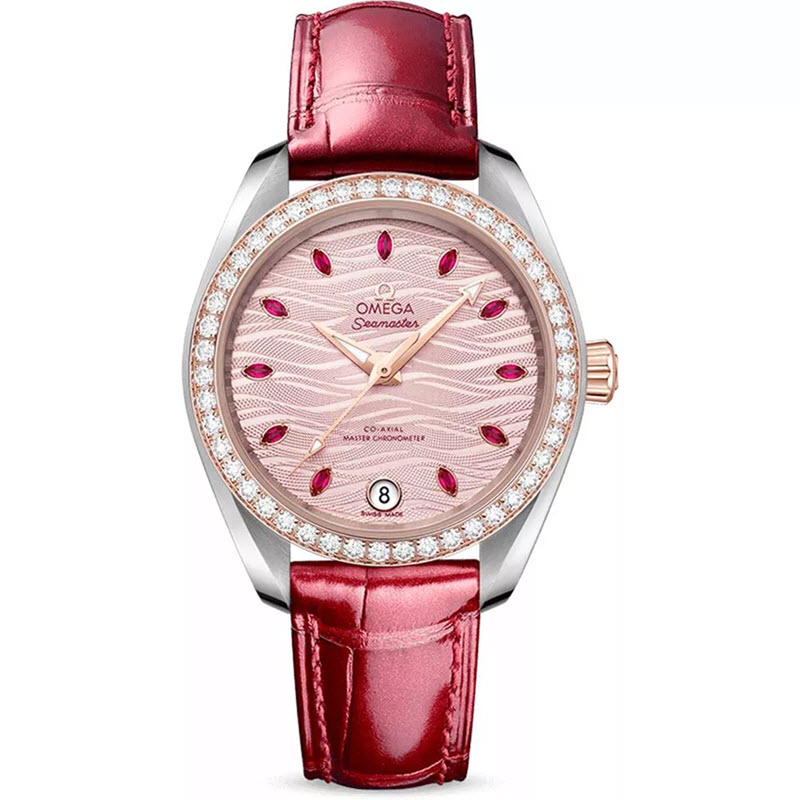 Đồng Hồ Omega Seamaster Aqua Terra 150M 220.28.34.20.60.001 Viền Kim Cương 34mm