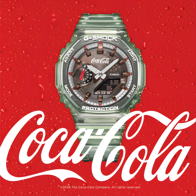 Đồng Hồ Casio Limited G-Shock GA-2100CC-3ADR – Coca-Cola® Phiên Bản Kỷ Niệm 140 Năm - Ảnh 3