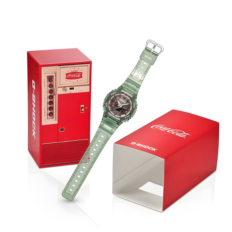 Đồng Hồ Casio Limited G-Shock GA-2100CC-3ADR – Coca-Cola® Phiên Bản Kỷ Niệm 140 Năm - Ảnh 4