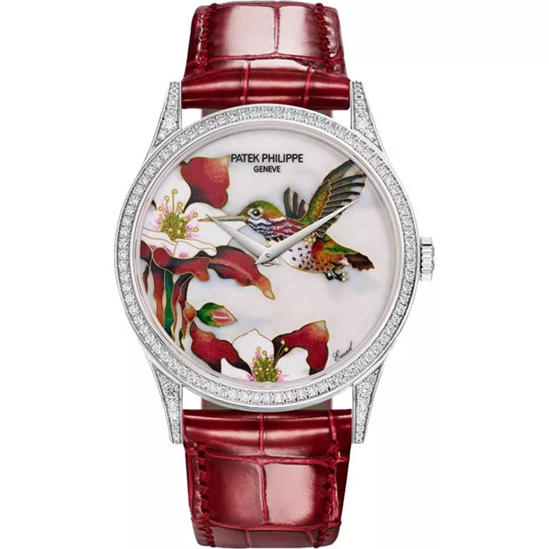 Đồng Hồ Nữ Patek Philippe 5077-100G-033 Hummingbirds 37mm Cao Cấp