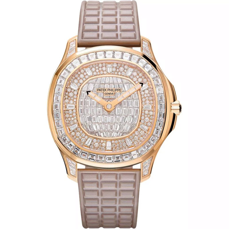 Đồng Hồ Patek Philippe Aquanaut 5062/450R-001 38.8mm Kim Cương Baguette