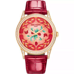 Đồng Hồ Patek Philippe Floral Caprice 5077-100R-041 Màu Đỏ 27.5mm