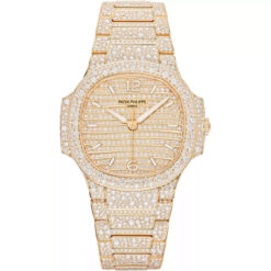 Đồng Hồ Patek Philippe Nautilus 7118/1450R Vàng Hồng 35.2mm Full Kim Cương