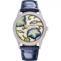 Đồng Hồ Patek Philippe Orchids 5077-100G-034 Xanh 27.5mm